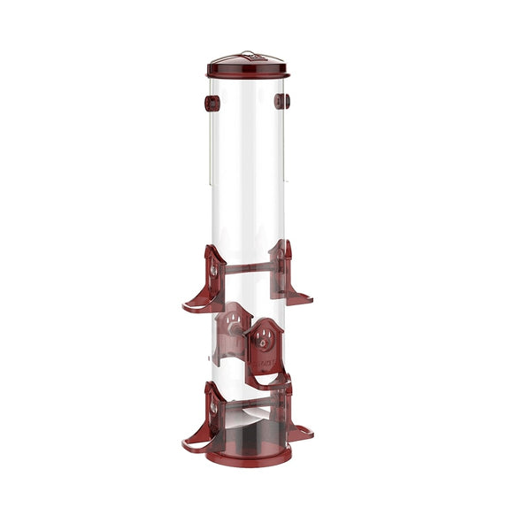 Stokes Select 38032 Jumbo Tube Finch Feeder, 6 Ports, Assorted Colors