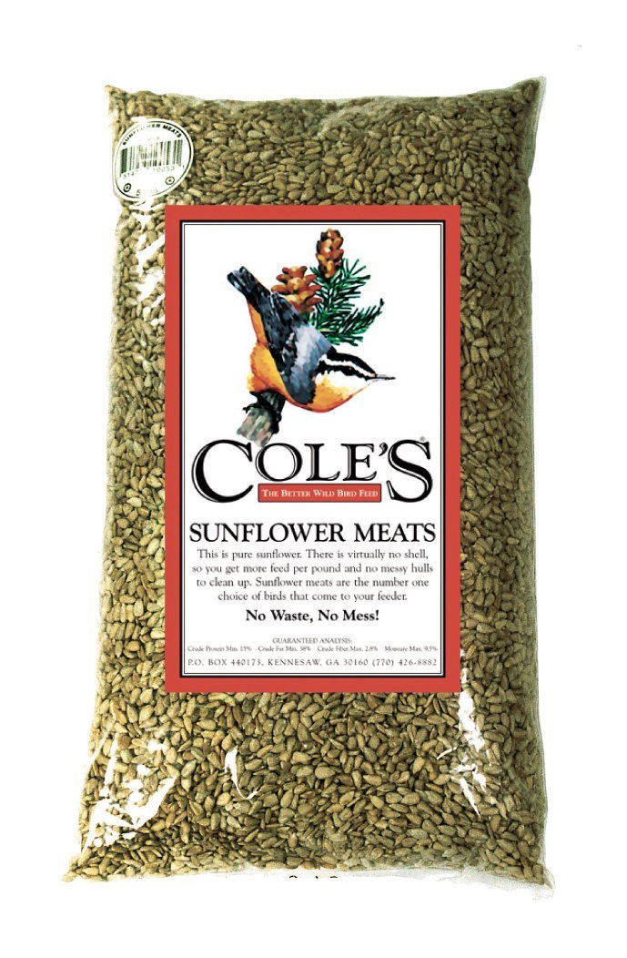 Cole's SM20 Sunflower Meats Wild Bird Food, 20 Lb