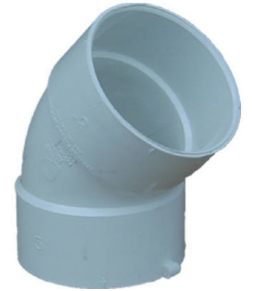 Tigre 36-672 Sewer & Drain 45 Degree Elbow, 6 Inch