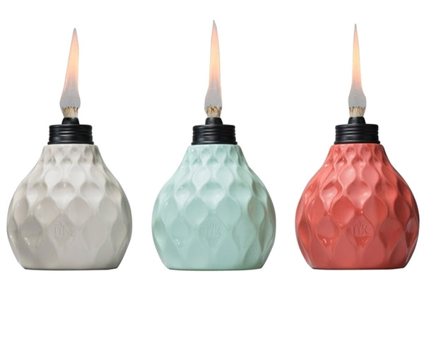Tiki 1117027 Tabletop Torch, Semi-Gloss, Assorted Colors