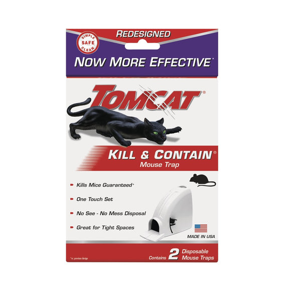 Tomcat 0360630 Kill & Contain Covered Animal Trap, Mice