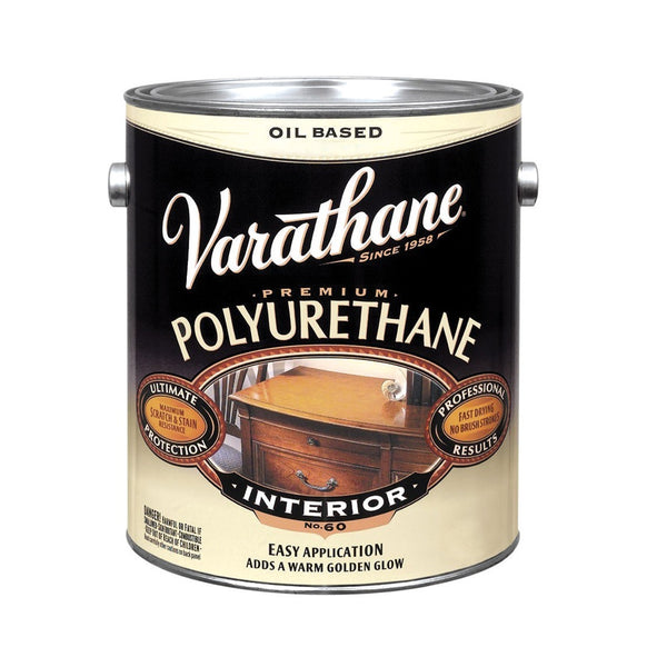 Varathane 242173 Premium Polyurethane Wood Finish, Gallon, Clear Gloss