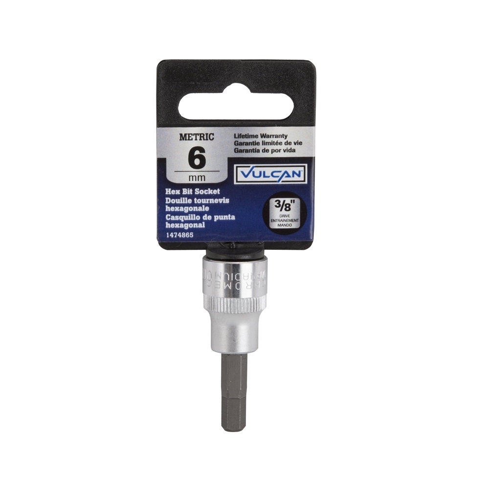 Vulcan 3506005320 Hex Bit Socket, 6 MM x 3/8 Inch