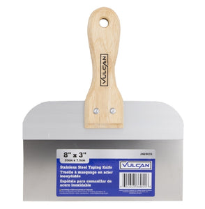 Vulcan 36051 Drywall Taping Knife, 8 Inch, Stainless Steel
