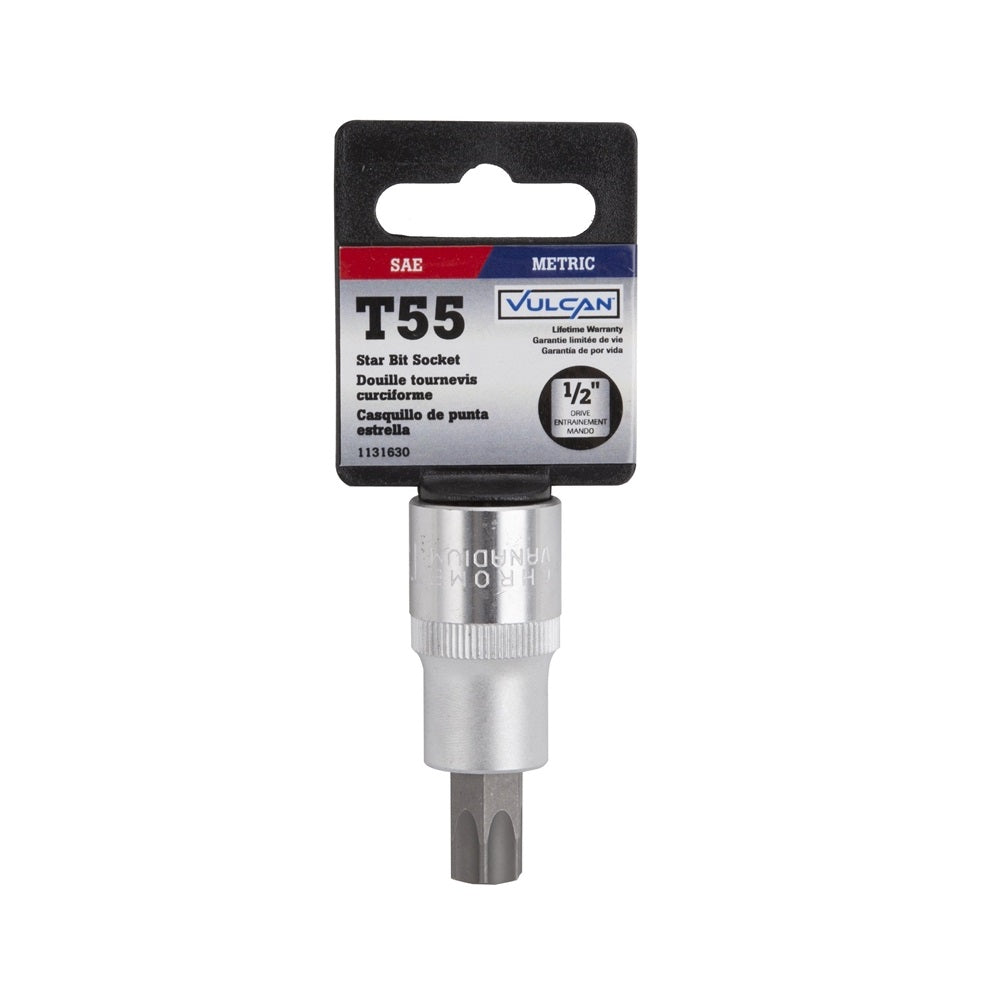 Vulcan 55050124SD Star Bit Socket, 1/2 Inch