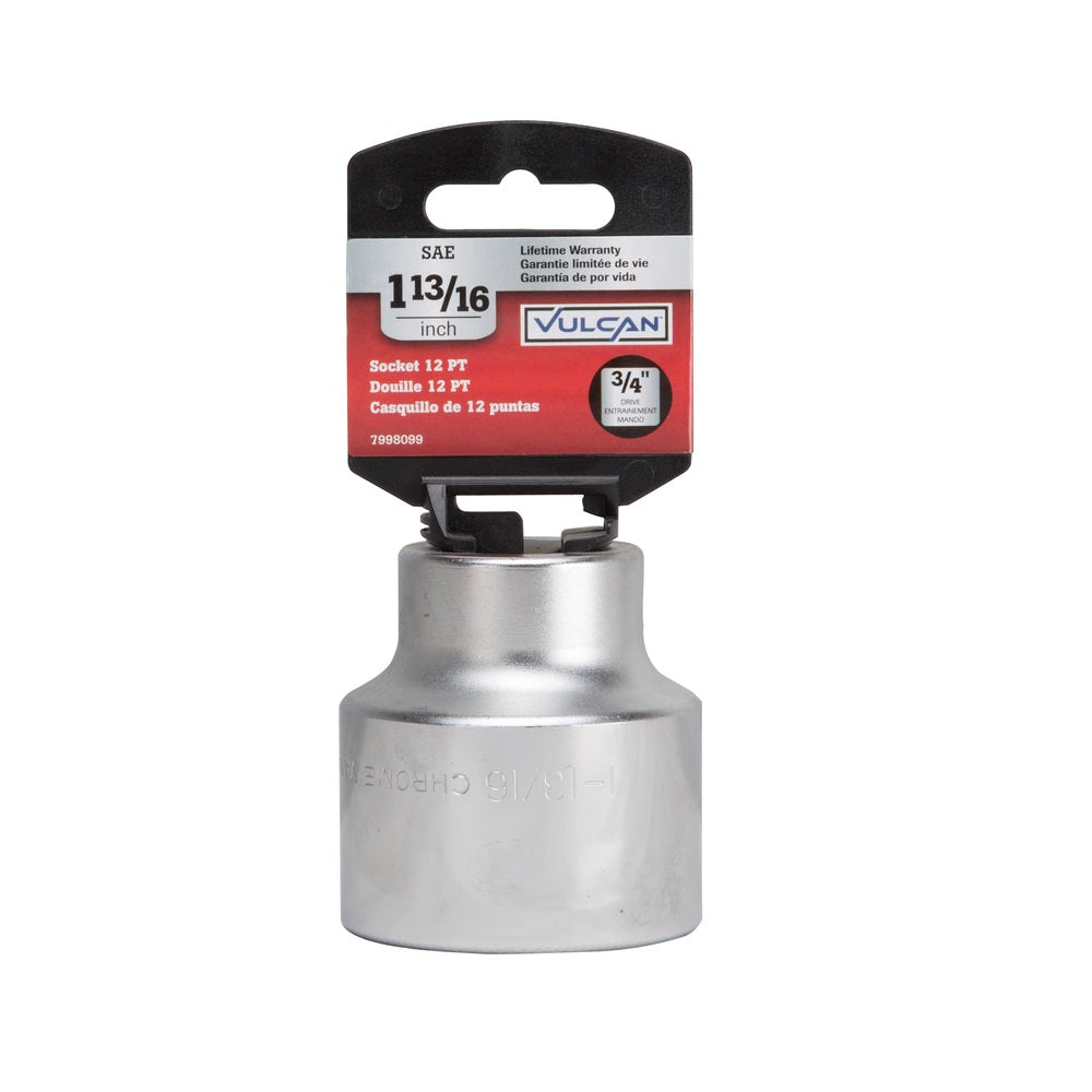 Vulcan MT-SS6058 Standard Drive Socket, 1-13/16 Inch