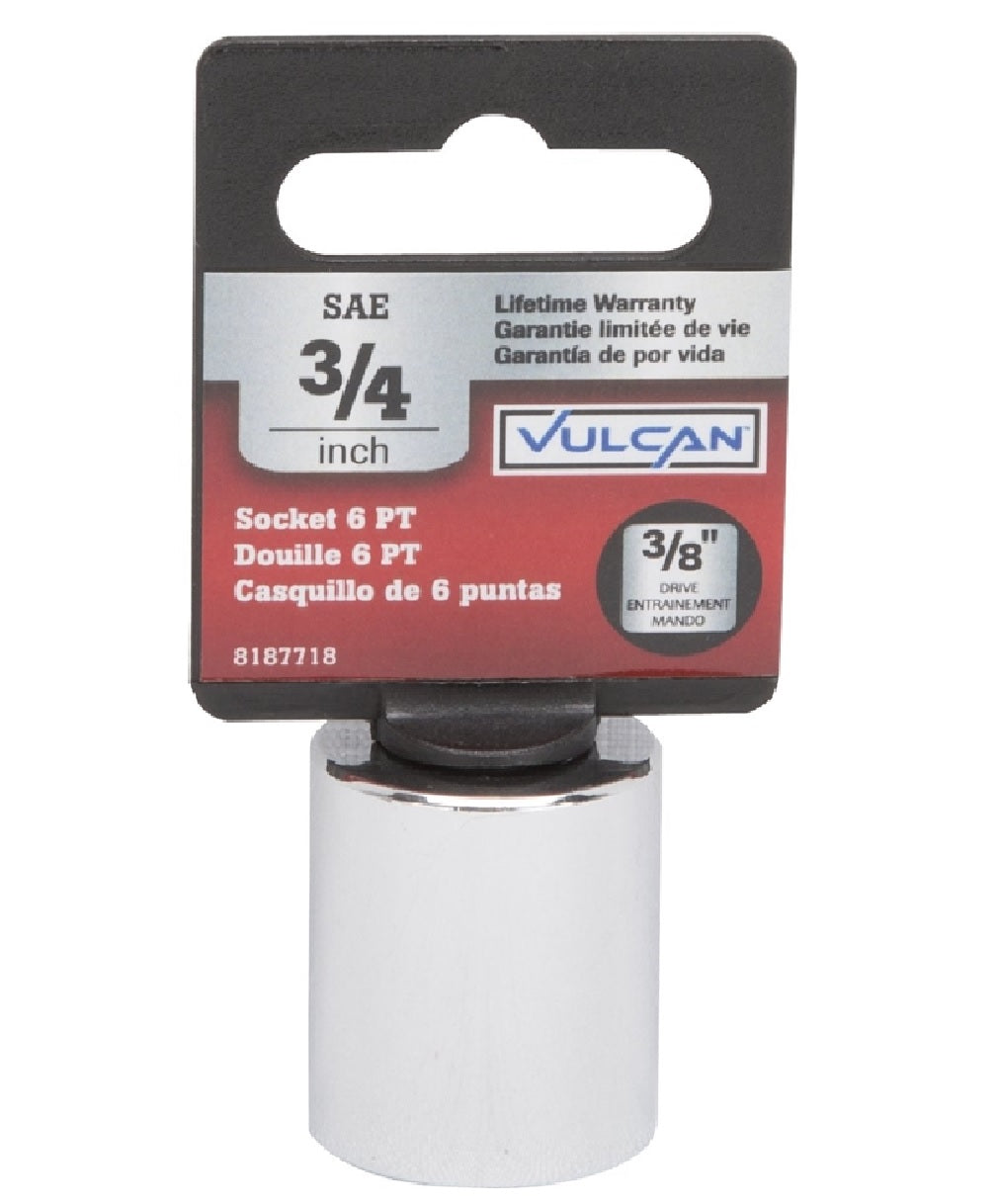 Vulcan MT6495329 Standard Drive Socket, 3/8 Inch Drive