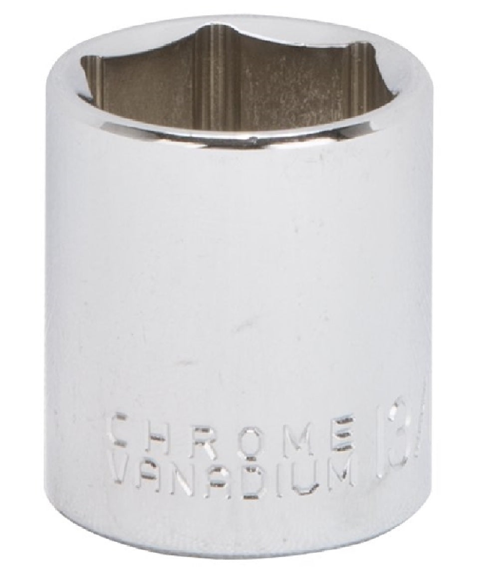 Vulcan MT6495386 3/8 Inch Drive Standard Socket, 13/16 Inch, 6 Point