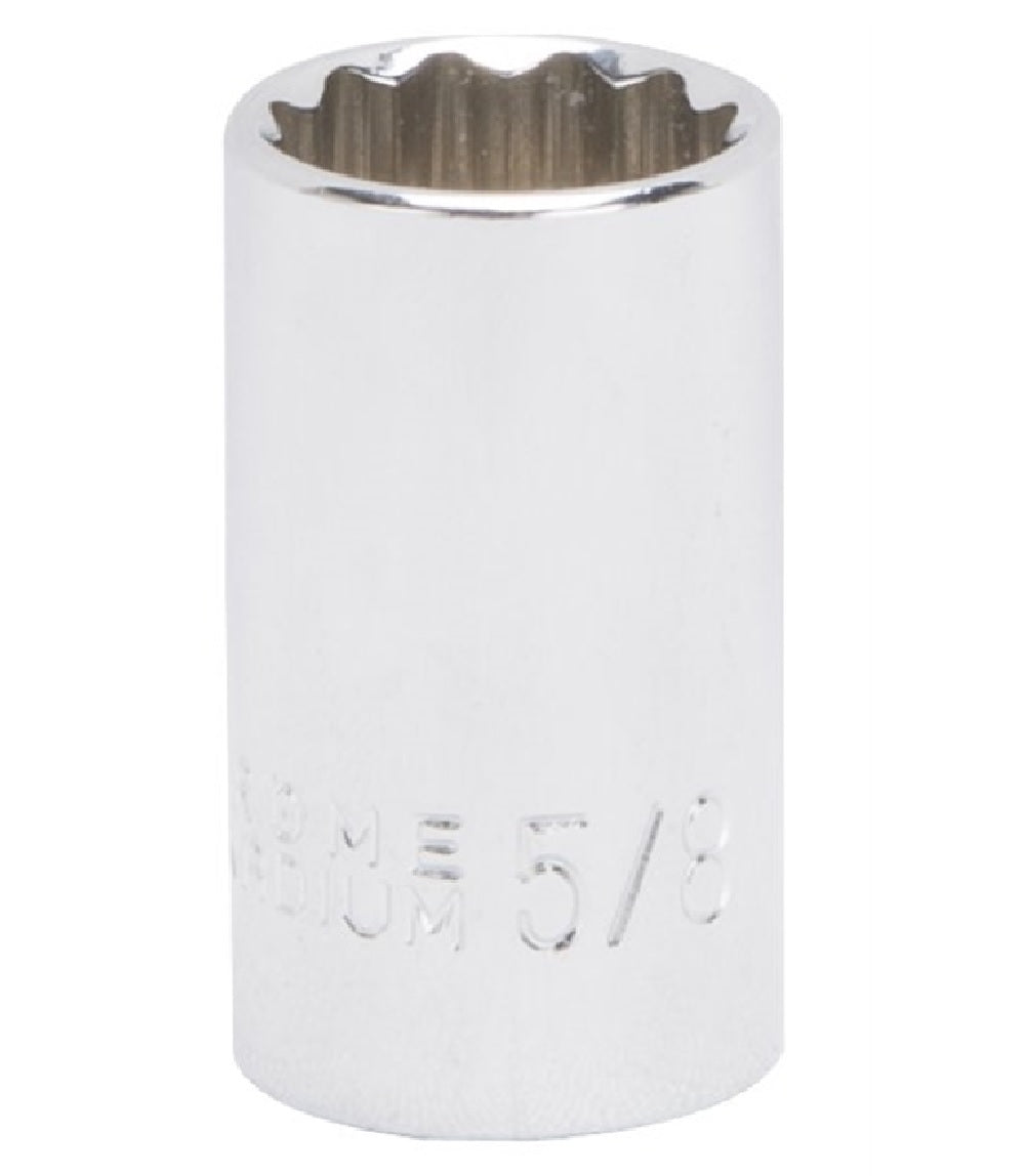 Vulcan MT6515878 1/2 Inch Drive Standard Socket 5/8 Inch, 6-Point