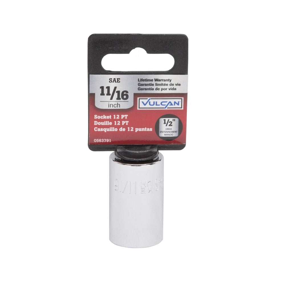 Vulcan MT6516926 Standard Drive Socket, 11/16 Inch