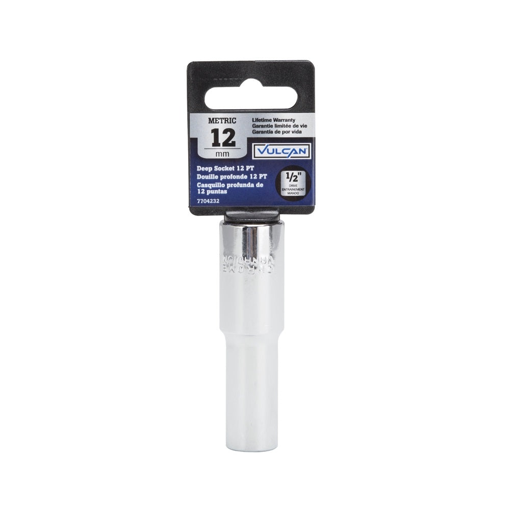 Vulcan MT6528973 Deep Drive Socket, 12 MM