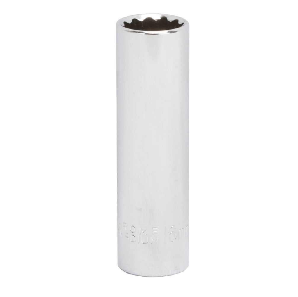 Vulcan MT6528977 Deep Socket ,16 Mm, 12 Point, 1/2 Drive
