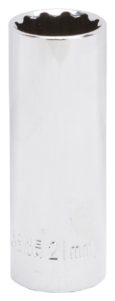 Vulcan MT6528982 Drive Deep Socket,  1/2", 21 mm, 12 Point