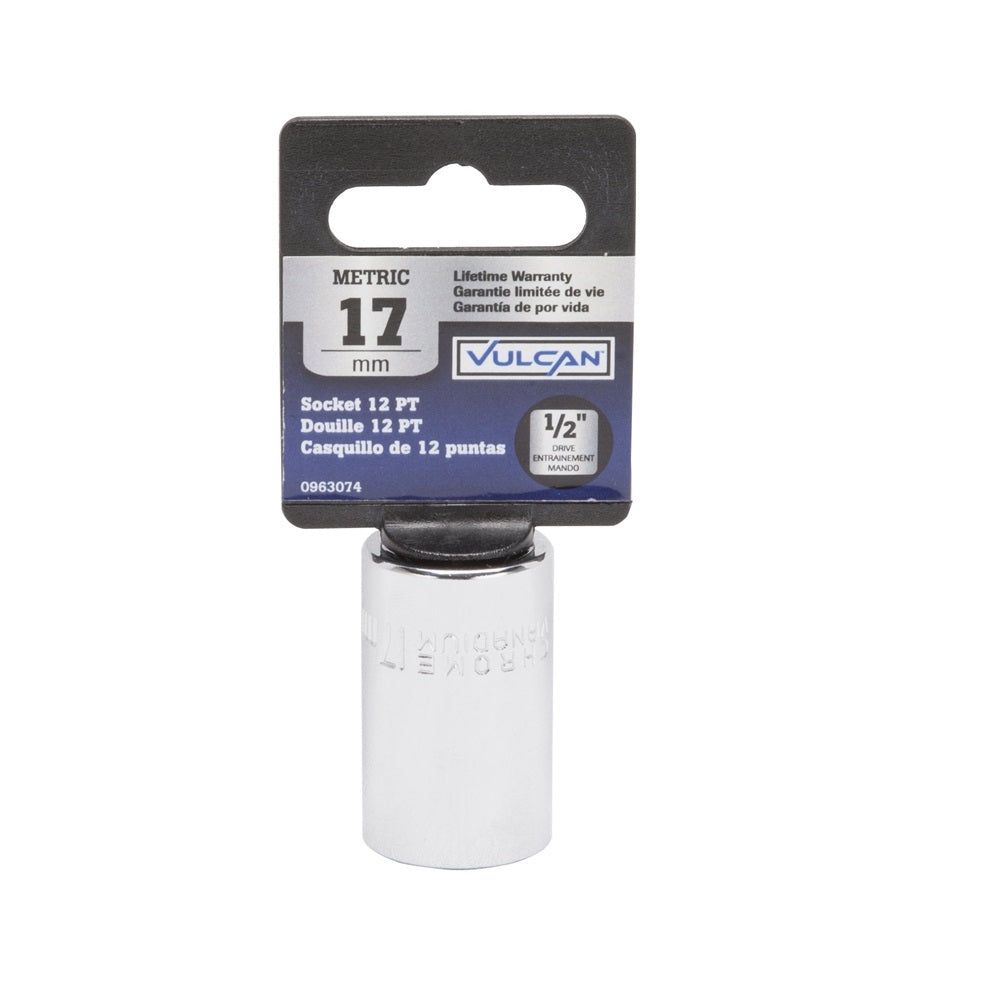 Vulcan MT6529911 Standard Drive Socket, 17 MM