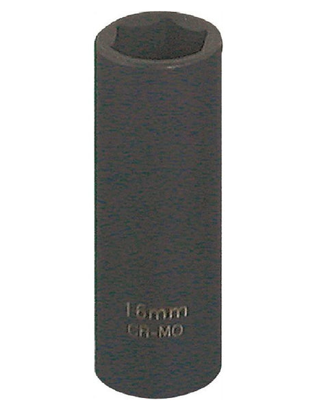 Vulcan MT6580146 Deep Impact Socket, 16mm, 3/8 Drive