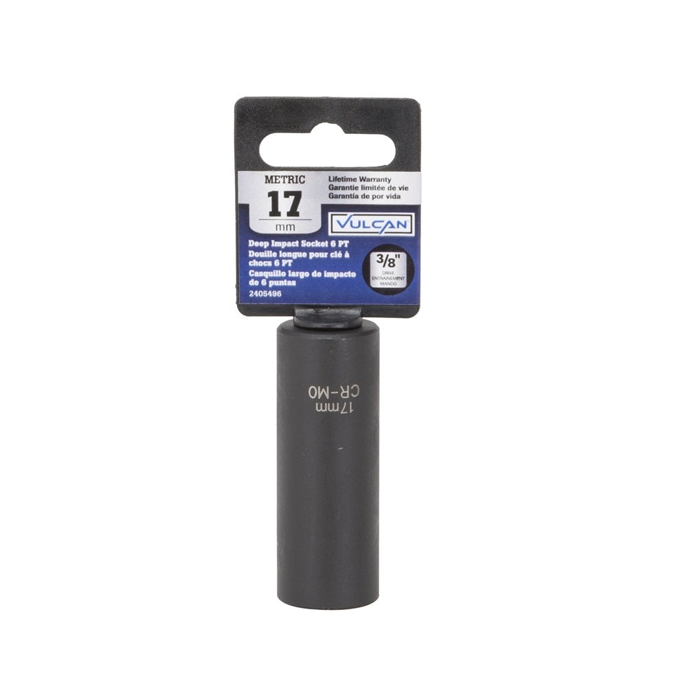 Vulcan MT6580147 Metric Deep Impact Socket, 17 MM