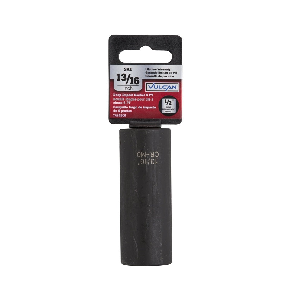 Vulcan MT6580177 Deep Impact Socket, 13/16 Inch