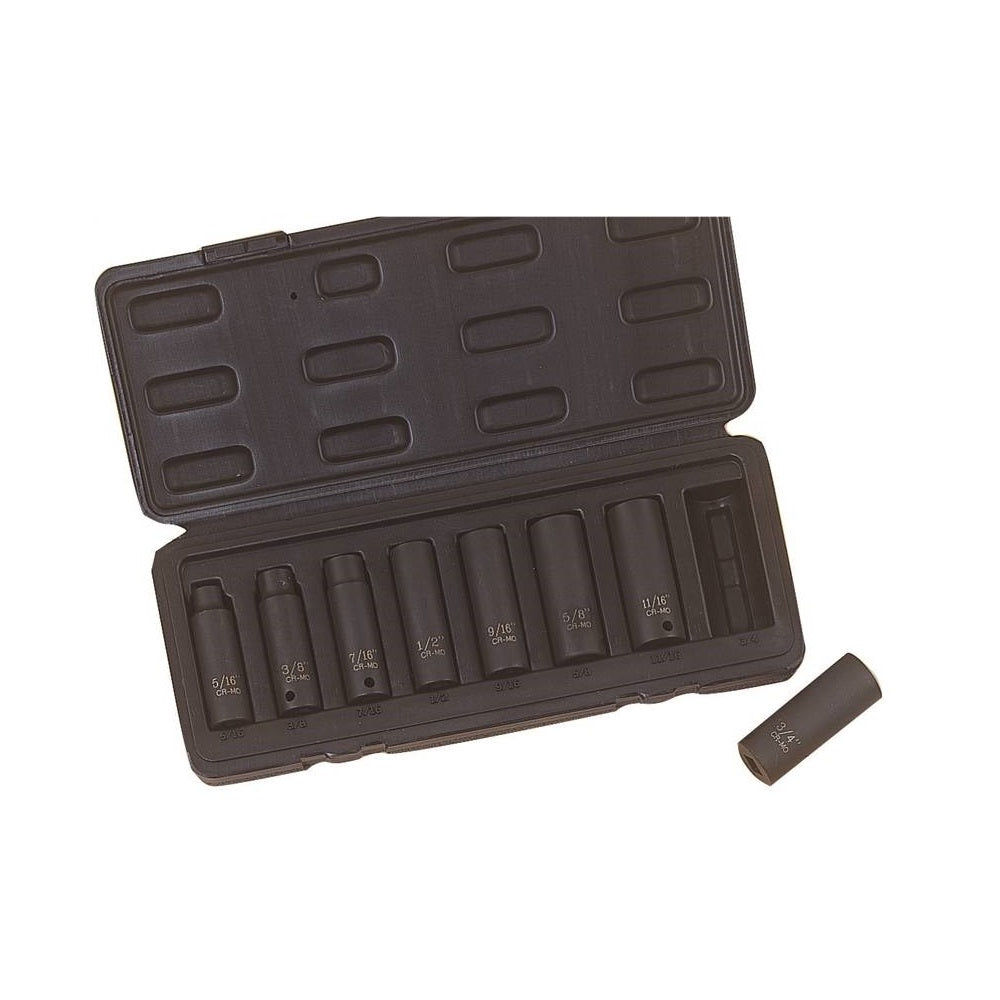 Vulcan MTI8-S Socket Set, Chrome Molybdenum Steel