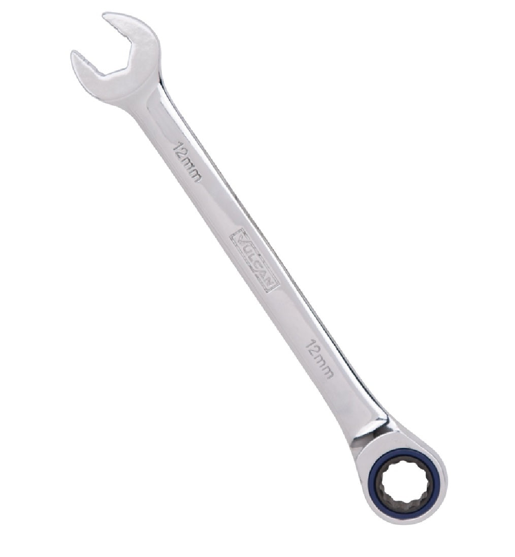 Vulcan PG12MM Combination & Metric Ratchet Wrench, 12 mm