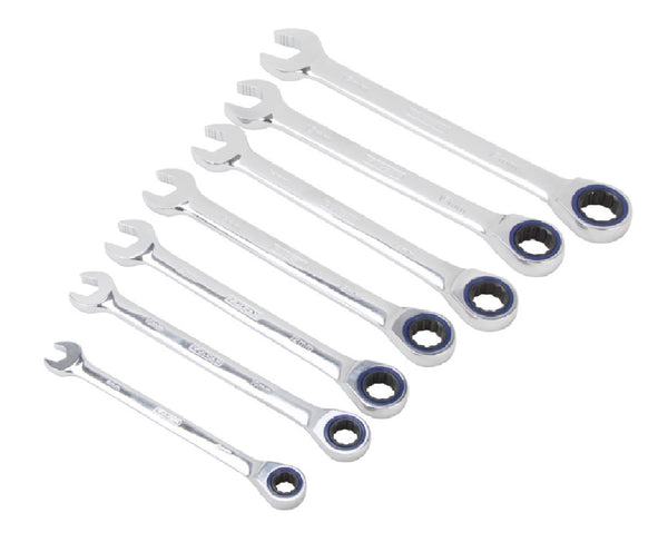 Vulcan PG7M 7-Piece Combination Ratchet Wrench Set