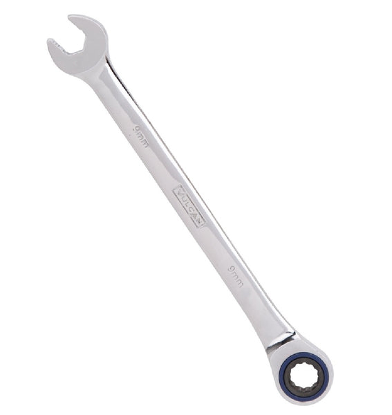 Vulcan PG9MM Combination Ratchet Wrenches, 9 mm