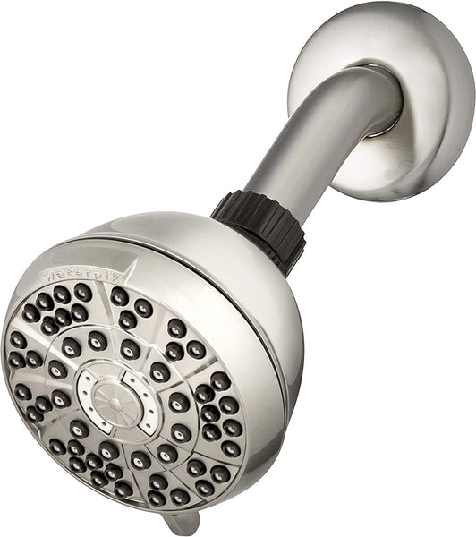 Waterpik XAS-619E PowerPulse Shower Head, Brushed Nickel