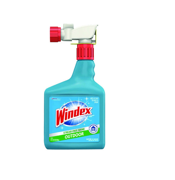 Windex 10122 Outdoor Glass Cleaner, 32 Oz
