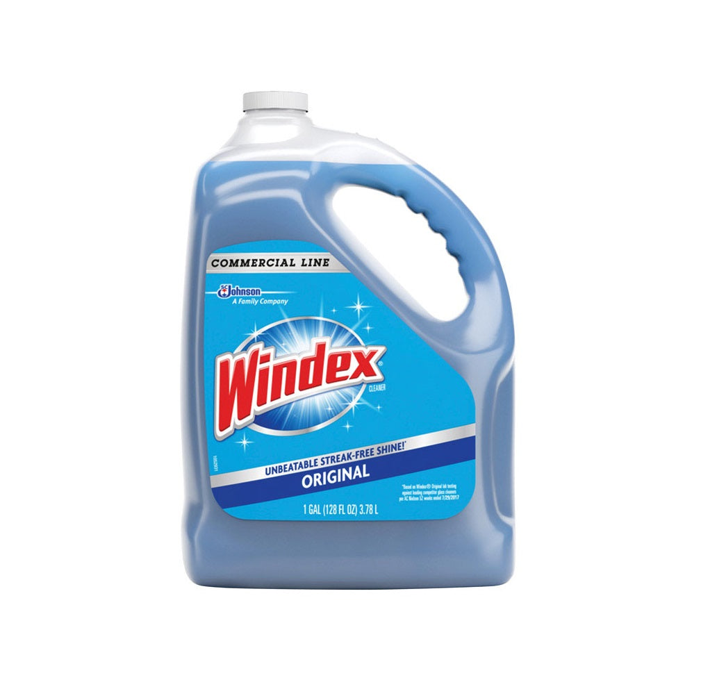 Windex® 12207 Commercial Line Pro Blue Refill, Gallon Blue