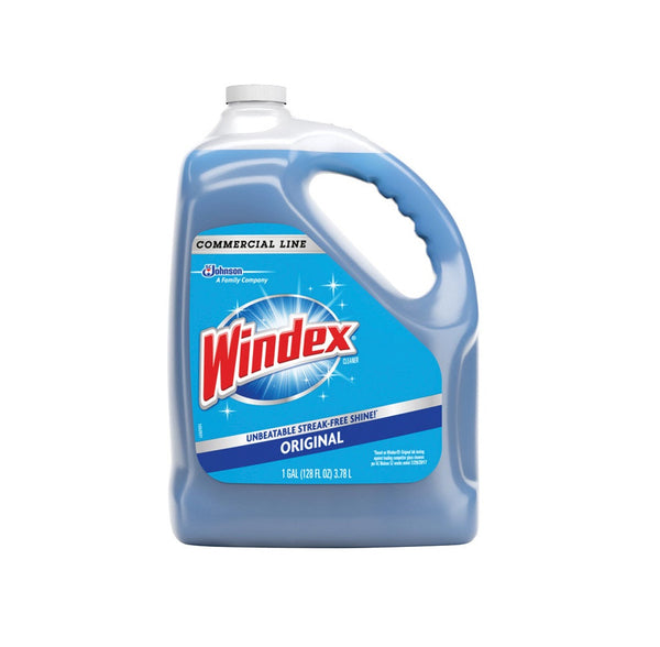 Windex® 12207 Commercial Line Pro Blue Refill, Gallon Blue