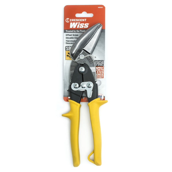 Wiss M8OS Offset Straight Aviation Snips, 9-4/5"