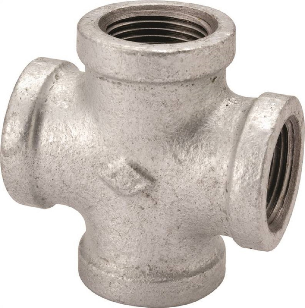 Worldwide Sourcing PPG180-32 Pipe Cross, 1-1/4"
