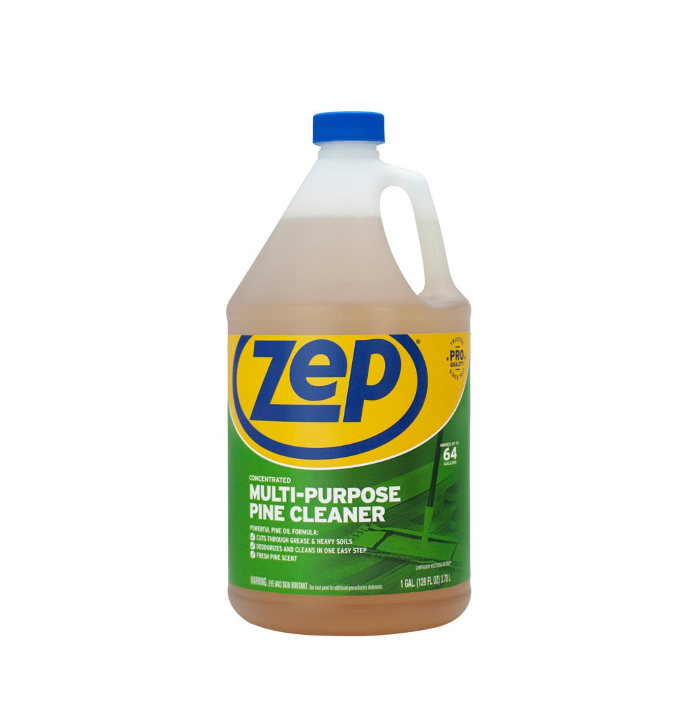 Zep ZUMPP128 Multipurpose Disinfectant & Cleaner, Pine Scent, 1 Gallon